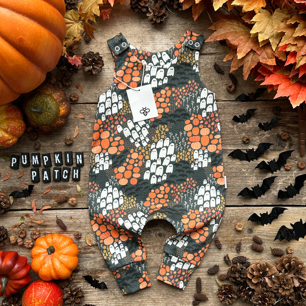 Pumpkin Patch Long Romper | Ready To Post