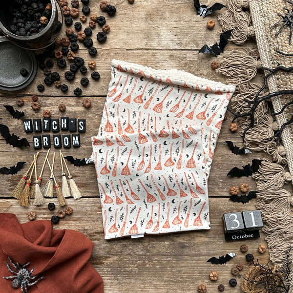 Broomstick Printed Snood | Ready To Post