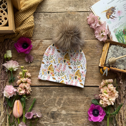 Busy Little Beehive Bobble Hat