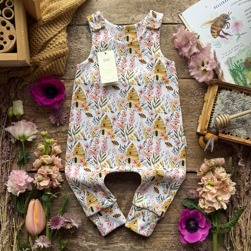 Busy Little Beehive Long Romper