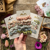 Spring Floral Scrunchies