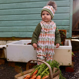 Carrot Row Long Romper