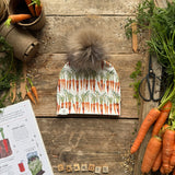 Carrot Row Bobble Hat