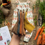 Carrot Row Short Romper