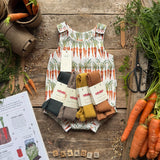 Carrot Row Bloomer Romper