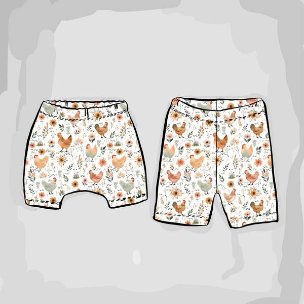 Chicken Meadow Shorts | Ready To Post