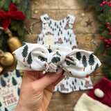 Christmas Getaway Knot Bow Headband