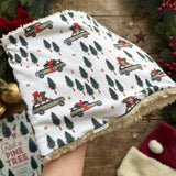 Christmas Getaway Printed Snood