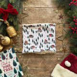 Christmas Getaway Printed Snood