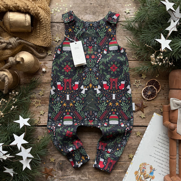 Christmas Night Long Romper