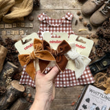 Cinnamon Check Dress