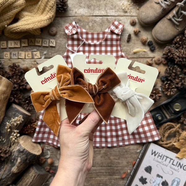 Cinnamon Check | Style With Bee | Condor Bows