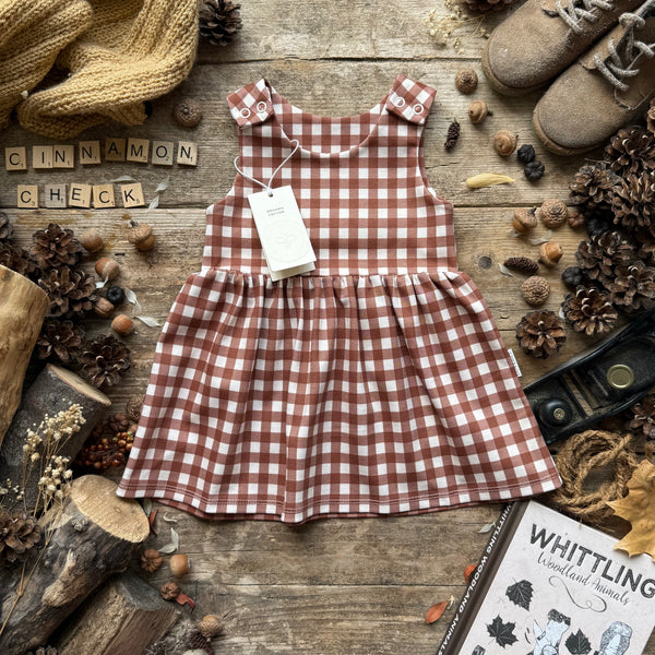 Cinnamon Check Dress