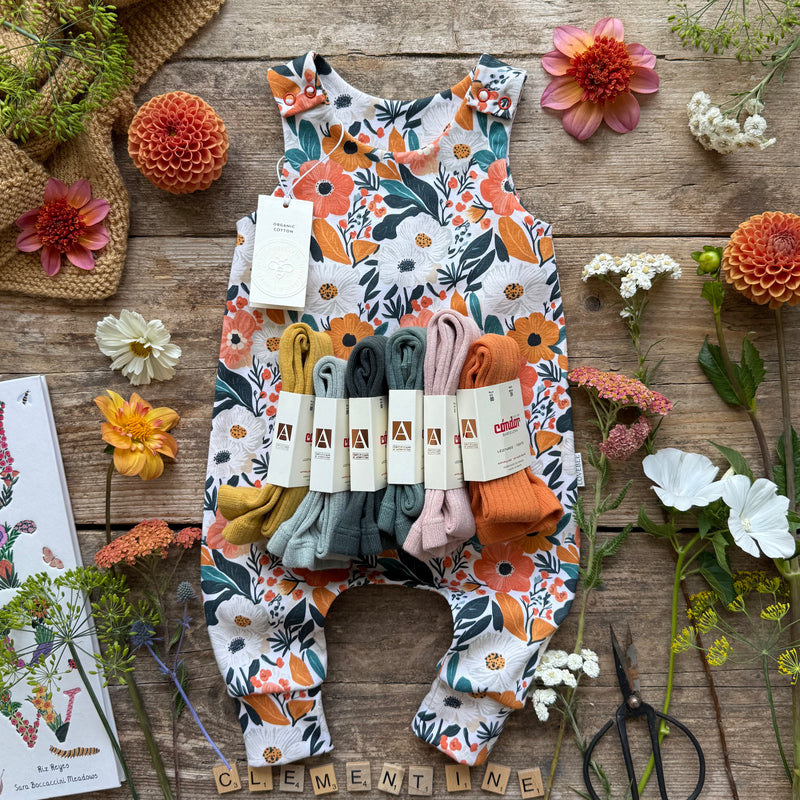 Clementine Blooms | Style With Bee | Tights