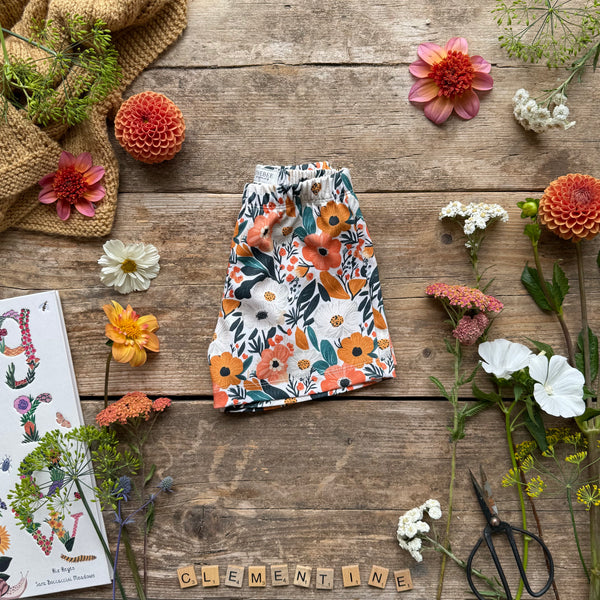 Clementine Blooms Shorts