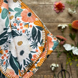Clementine Blooms Eco Fleece Pram Blanket