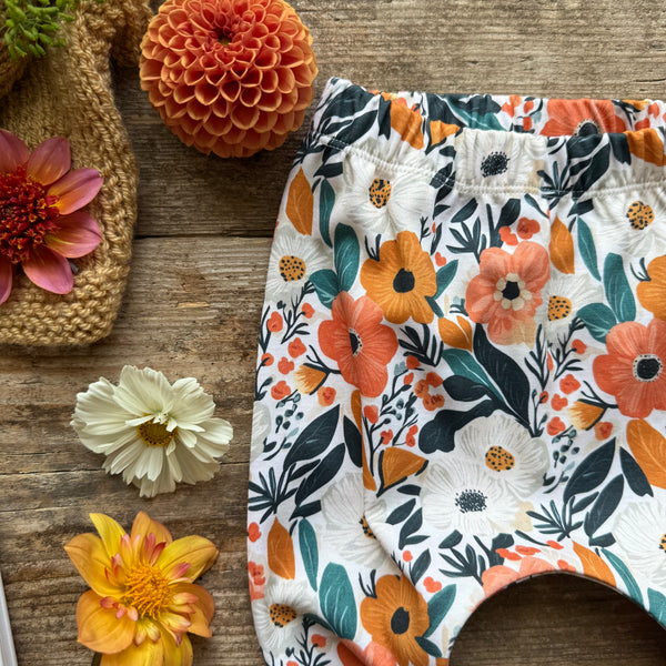 Clementine Blooms Harem Leggings | Stock