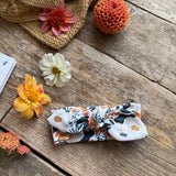 Clementine Blooms Knot Bow Headband