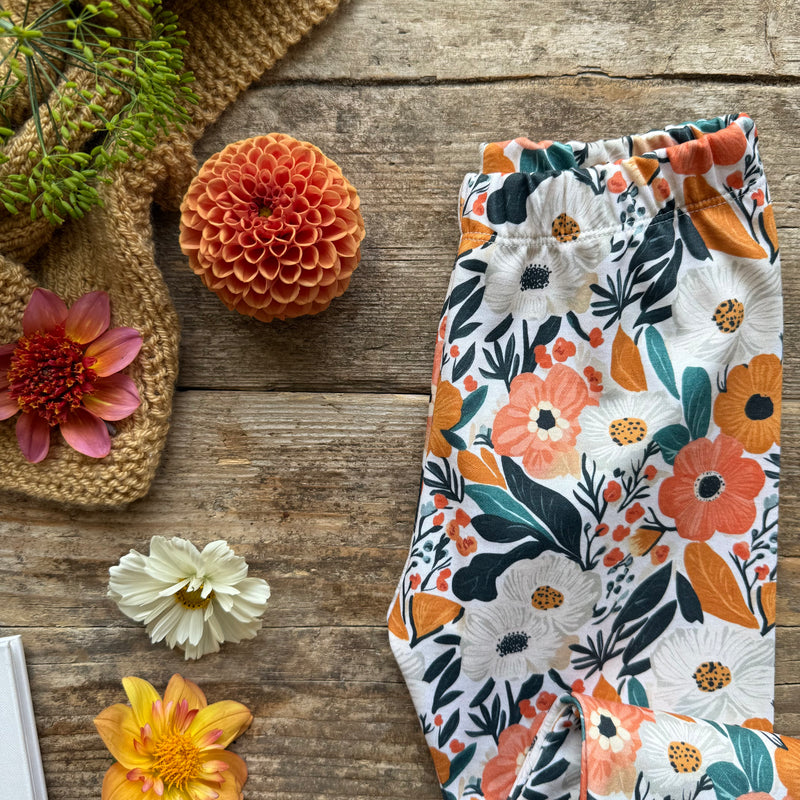 Clementine Blooms Slim Leggings | Stock