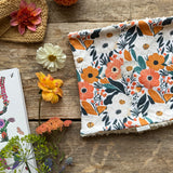 Clementine Blooms Printed Snood