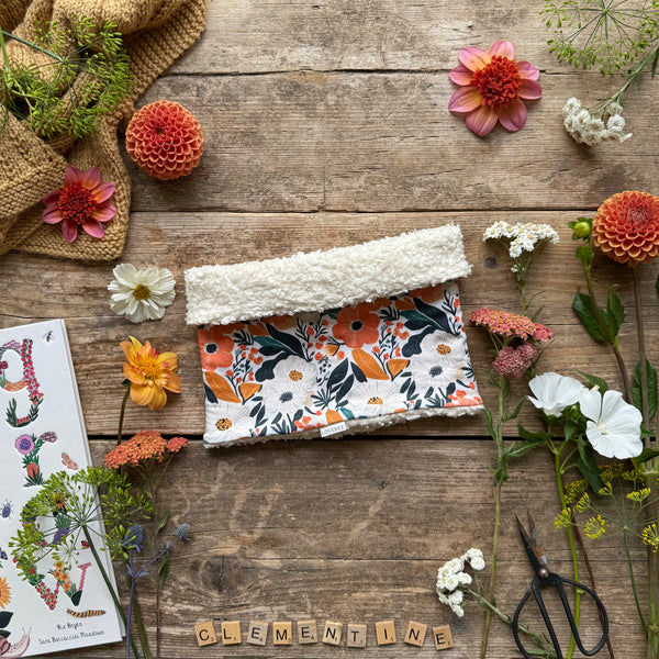 Clementine Blooms Printed Snood