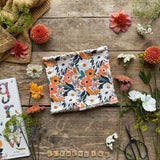 Clementine Blooms Printed Snood