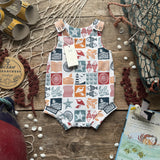 Coastal Stamps Bloomer Romper