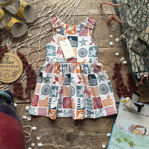 Coastal Stamps Dress