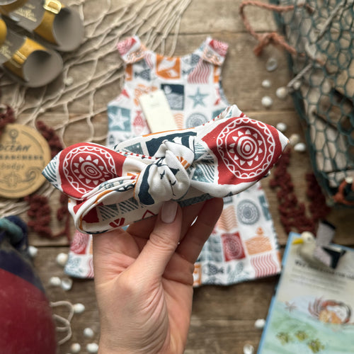 Coastal Stamps Knot Bow Headband