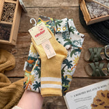 Recycled Cotton Knee Sports Socks | Corn