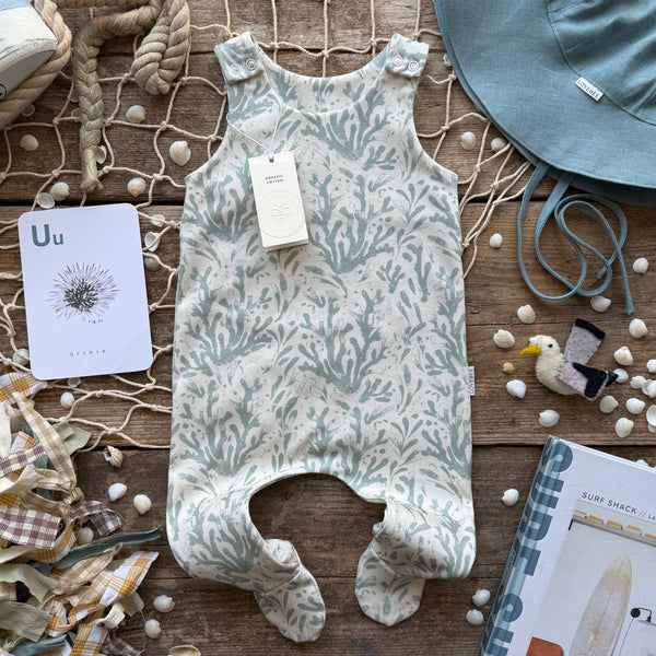 Coral Footed Romper | Ready To Post