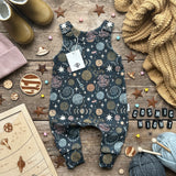 Cosmic Night Long Romper | Stock
