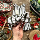 Courtside Stripe Knot Bow Headband