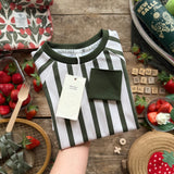 Courtside Stripe Short Set