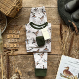 Cream Mallard Long BeeJamas