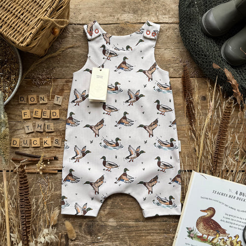 Cream Mallard Short Romper