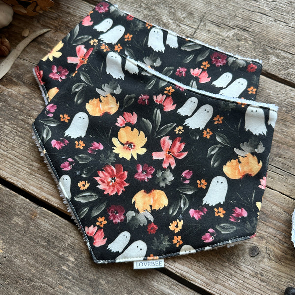 Dark Bootiful Blooms Dribble Bib | Ready To Post