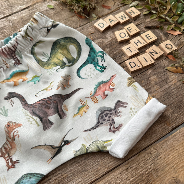 Dawn Of The Dino Rolled Shorts
