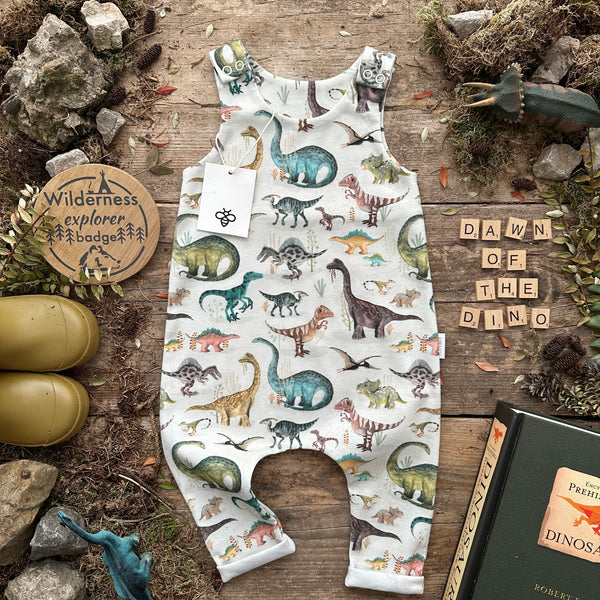 Dawn Of The Dino Long Romper | Ready To Post