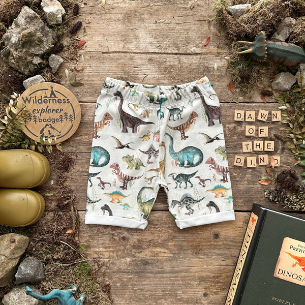 Dawn Of The Dino Slim Rolled Shorts