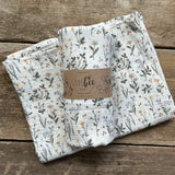 Ditsy Meadow Organic Double Gauze Swaddle | BRAND NEW