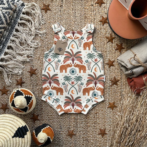 Elephant Bloomer Romper  | Ready To Post