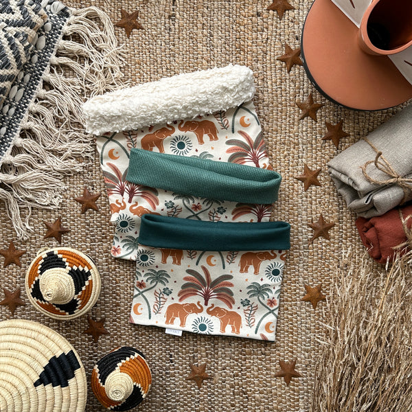 Elephant Printed Snood | Ready To Post
