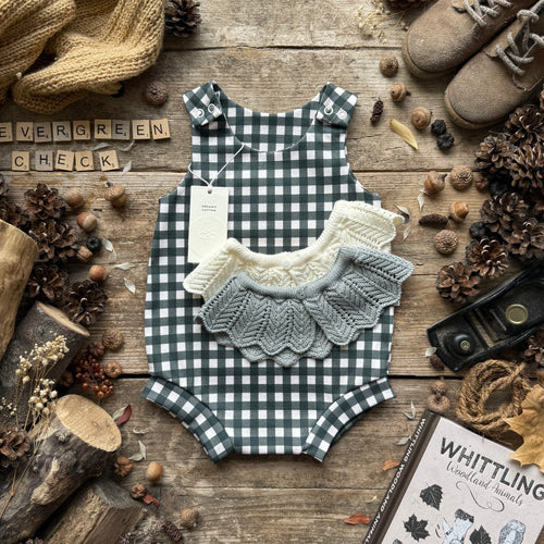 Evergreen Check | Style With Bee | Collars