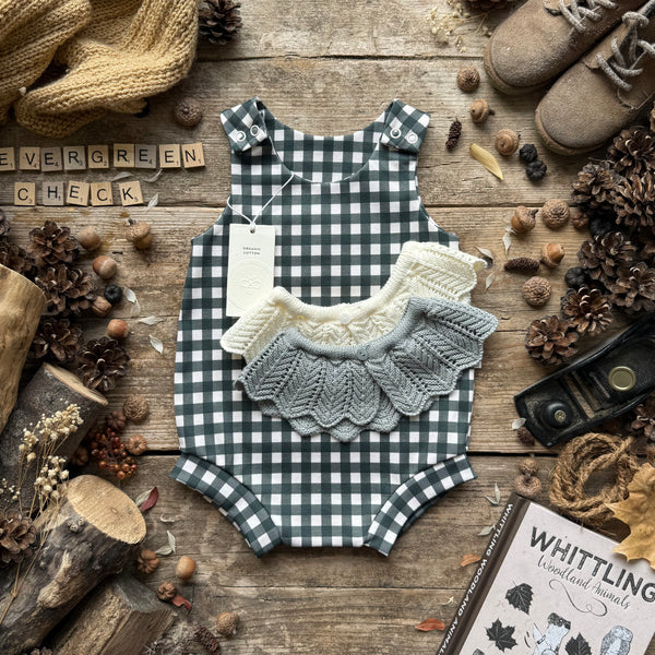 Evergreen Check | Style With Bee | Collars