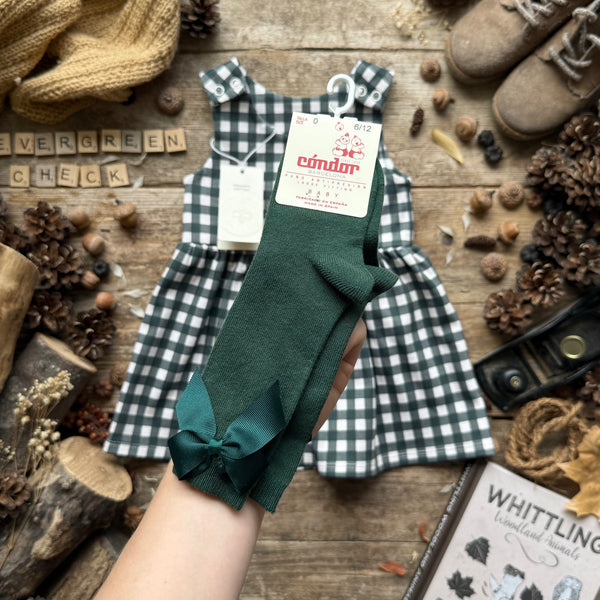 Evergreen Check | Style With Bee | Socks