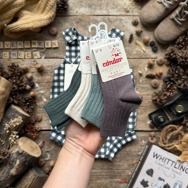 Evergreen Check | Style With Bee | Socks