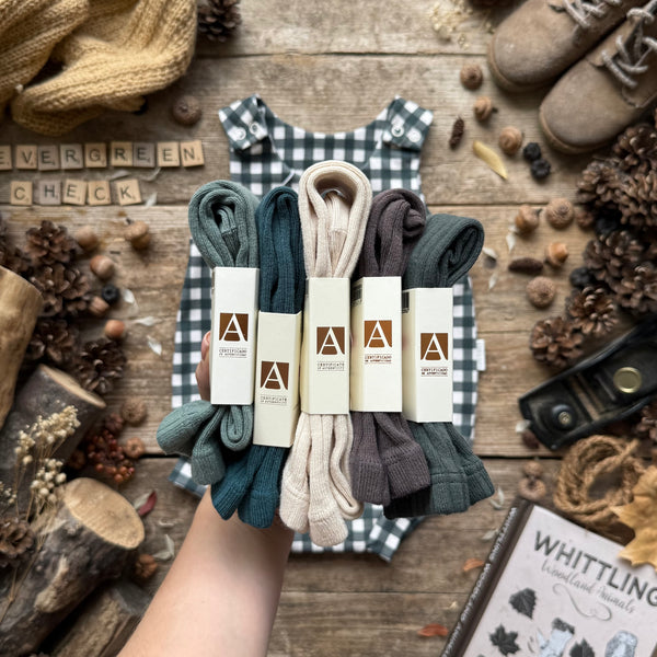 Evergreen Check | Style With Bee | Tights