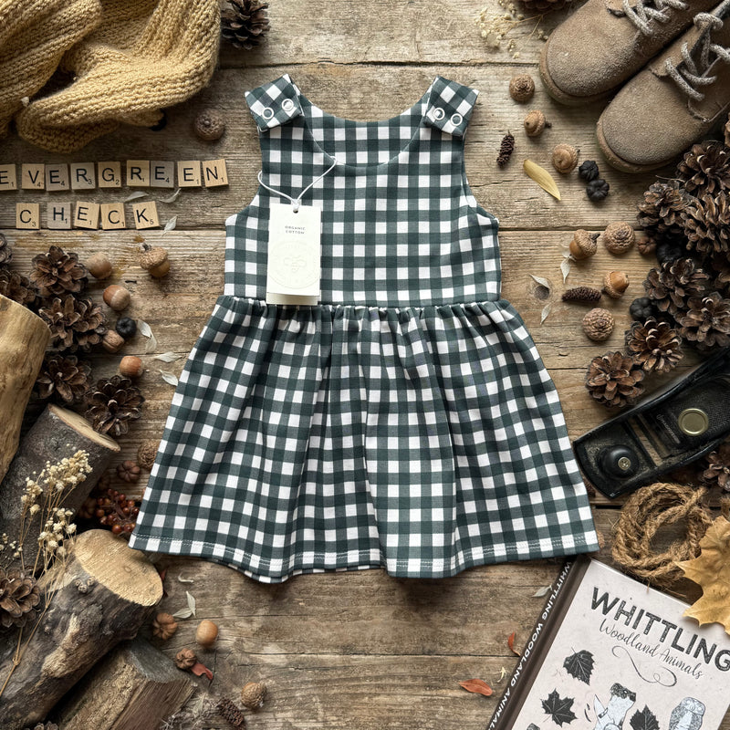 Evergreen Check Dress