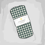 Evergreen Check Organic Double Gauze Swaddle